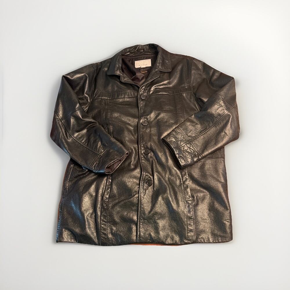 Men’s Wilsons Leather XLT Julian Black Jacket Coat Thinsulate Ultra Vintage 90s
